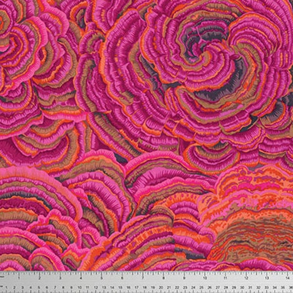 Kaffe Fassett Fabric- Tree Fungi in Pink From Kaffe Fassett Collective Classics Collection by Free Spirit Fabric