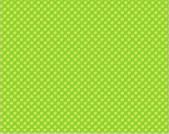 Dots in Green Gables from the Dot to Dot Collection by Heather Givans for Windham Fabrics - 100% Cotton Fabric