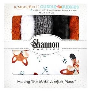 FELIX THE FOX Cuddle Buddies Kit from Kimberbell (Includes Top & Binding Fabric) - Quilt And Fox Buddy Kit