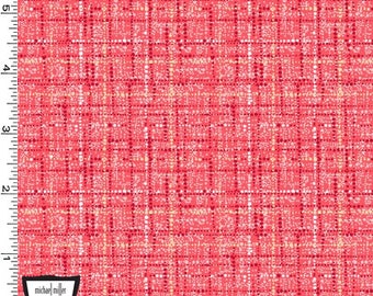 Strukturiertes Gitter in Rose aus der Coco Collection von Michael Miller - 100% Baumwolle Quilt Shop Quality Fabric