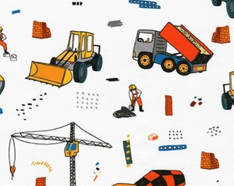 Construction Site from Build, Bang, Boom Collection by Robert Kaufman Fabric - 100% Quilt Shop Cotton