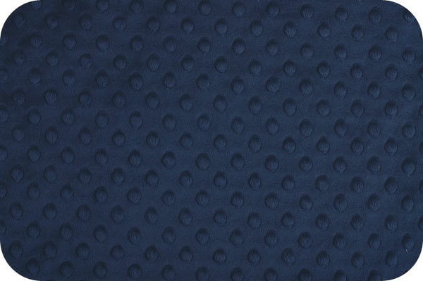 NAVY Cuddle® Dimple Plush Minky Fabric From Shannon Fabrics- 3mm Pile