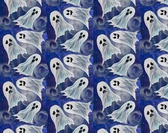 Ghost Toss Stripes from Northcott's Bittersweet Halloween Collection from Frond Designs - 100% Quilt Shop Quality Cotton