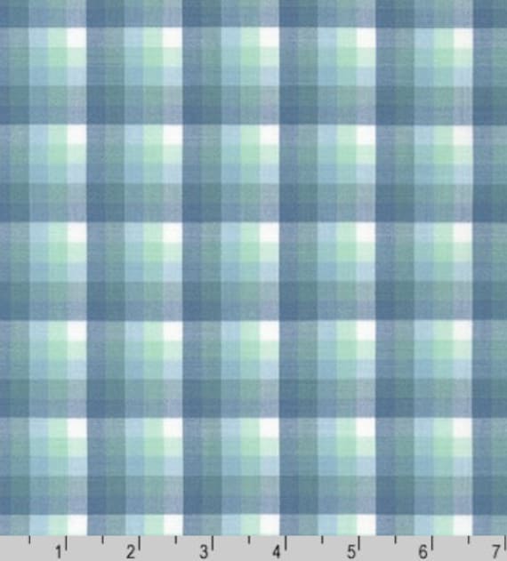 Kitchen Window Wovens Plaid in Dusty Blue Kitchen Window Wovens Plaid in Dusty Blue