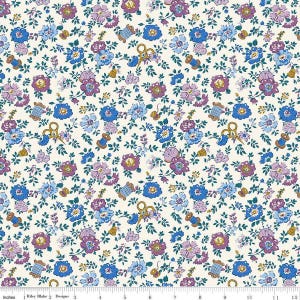 Haberdashery Floral from the Tudor Celebration Collection by Liberty Fabrics from Riley Blake Designs - 100% Cotton