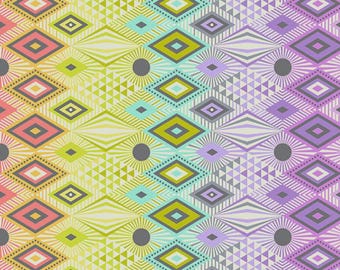 Tula Pink Disco Lucy w kolorze Prism z kolekcji Tabby Road Deja Vu od Free Spirit Fabrics