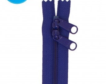 ZIPPERS - 40" Cobalt Blue Double Slide Handbag Zipper from Patterns By Annie