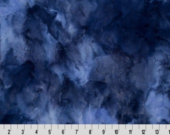 Luxe Cuddle® Galaxy Sapphire Blue MINKY From Shannon Fabrics 10mm Pile