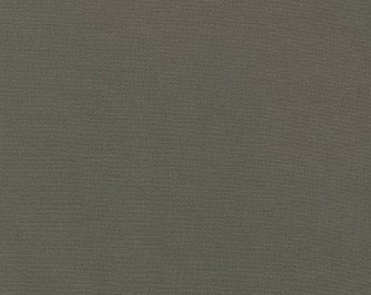 Grizzly Grey Solid KONA COTTON from Robert Kaufman Fabrics - K001-1844