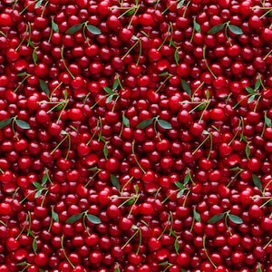 Whistler Studio による Windham Fabrics の A La Carte コレクションより、Life's a Bowl of Cherries のマルチカラー - 綿 100%