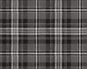 Black Plaid from the Costume Maker's Act II Collection from Riley Blake - 100% High Quality Quilt Shop Cotton