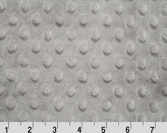 Tecido Minky com textura de aço da Shannon Fabrics