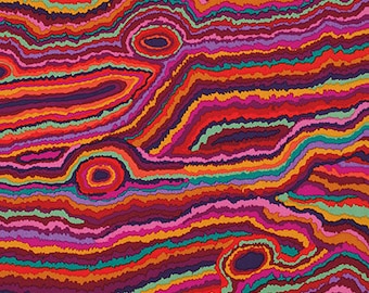 Jupiter in Red from Kaffe Fassett Collective Stash Collection by FreeSpirit Fabric