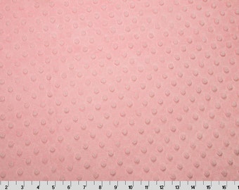 Blush Pink Dimple Cuddle® Minky From Shannon Fabrics