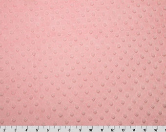BLUSH Pink Dimple Cuddle® Minky From Shannon Fabrics