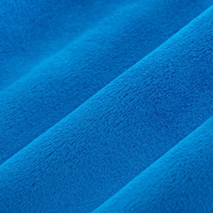 Cuddle® 3 in Peacock Blue Smooth Minky From Shannon Fabrics