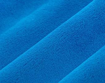 Cuddle® 3 in Peacock Blue Smooth Minky From Shannon Fabrics