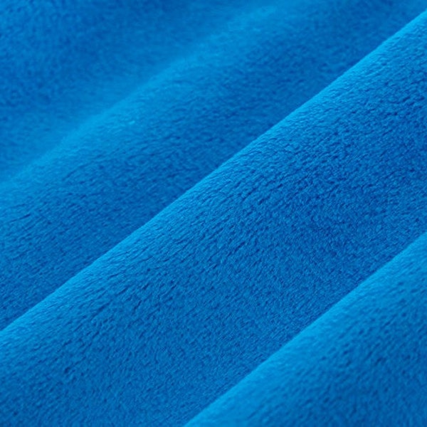 Cuddle® 3 in Peacock Blue Smooth Minky From Shannon Fabrics