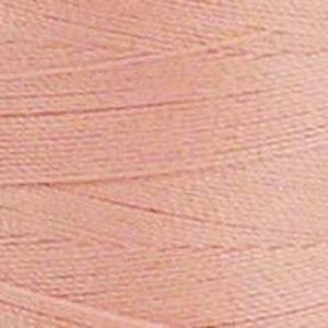 May include: A spool of pale pink thread.