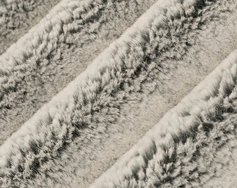 Luxe Cuddle® Frosted Baby Seal in Night Gray & Silver from Shannon Fabric's Minky Collection - Two Toned Minky - 15mm Pile