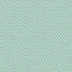 May include: A light blue background with a pattern of small black squares.