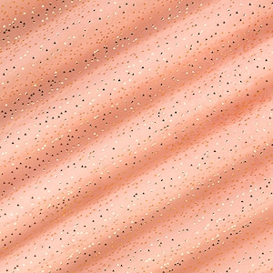 SPARKLE GLITTER MINKY- Blossom Pink & Gold Luxe Cuddle from Shannon Fabrics - 3mm pile