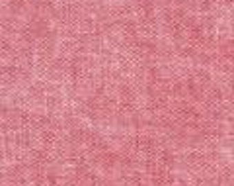 Essex YARN DYED E064 Fabric in Red from Robert Kaufman Fabrics - Linen Cotton Blend