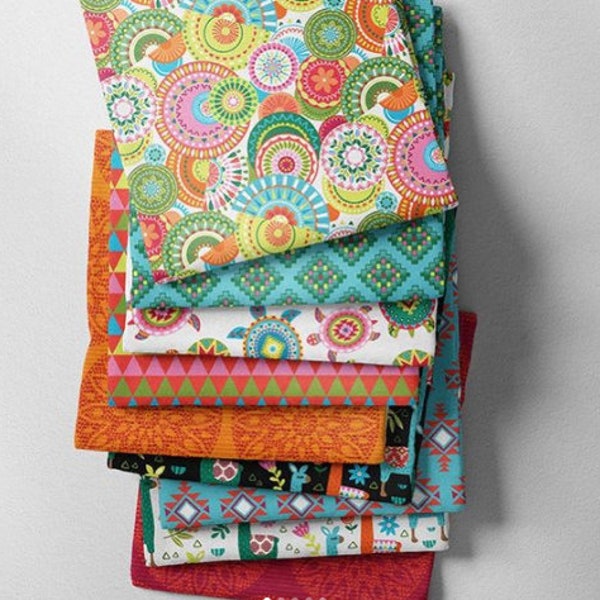 Indigenous FABRIC BUNDLE SET from Walkabout Collection by Michael Miller- 9 Fabrics Total- You Choose Bundle Cut