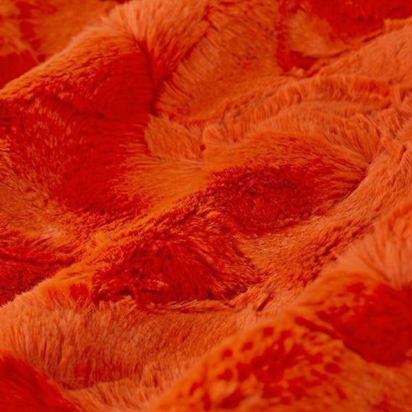 Luxe Cuddle Hide in Mandarin Orange MINKY Fabric From Shannon Fabrics