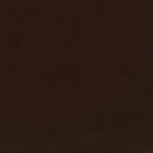 Solid Cuddle® 3 in Mahogany Brown Smooth Plush Minky From Shannon Fabrics- 3mm Pile