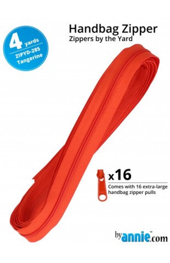Handbag Zipper 24in Tangerine Handbag Zipper 24in Tangerine