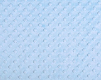 Baby Blue Dimple Minky From Shannon Fabrics - Choose Your Cut