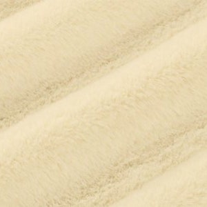 Luxe Cuddle® Seal in Almond High Pile Plush MINKY Fur from Shannon Fabric- 15mm