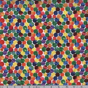 The Very Hungry Caterpillar Abstract Dots From Andover Fabrics by Eric Carle