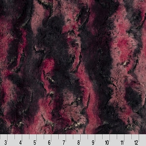 MINKY - Luxe Cuddle® Wild Rabbit in Dragon Purple Luxury Furry Fabric from Shannon Fabrics- 15mm Pile