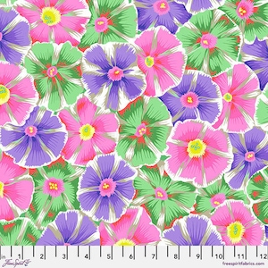Kaffe Fassett - Pinwheels in Spring Purple & Pink from the Kaffe Fassett Collective by Free Spirit Fabric 100% Cotton Fabric