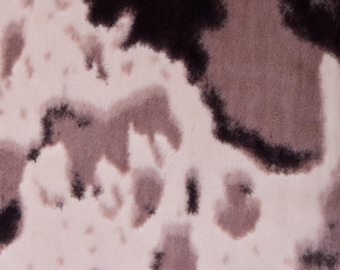MINKY- STOPZETTING- Luxe Cuddle®-pony in vijgenjambont van Shannon Fabrics- 12 mm pool