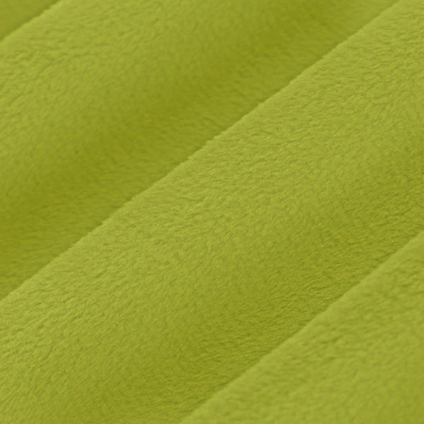 Solid Cuddle® 3 in Kiwi Green Smooth Minky From Shannon Fabrics- You Choose Cut