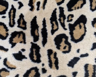 LUXURY PLUSH MINKY - Snuggle Luxe King Tiger Animal Print from Ez Fabrics- You Choose the Cut