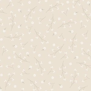 Pretty Petals Cream From Kimberbell Basics Collection for Maywood Studio - 100% Cotton