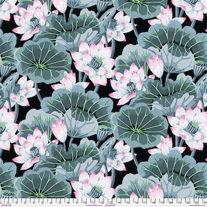 Kaffe Fassett Fabric- Lake Blossoms in CONTRAST from the Kaffe Fassett Collective Classics Collection by FreeSpirit Fabric