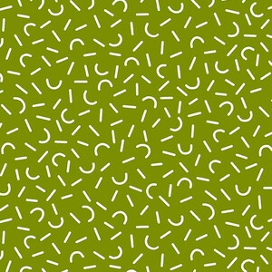 Festkonfetti i guacamolegrönt från Century Prints-kollektionen Dear Diary for Andover - 100 % högkvalitativ bomull från Quilt Shop