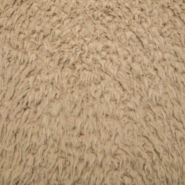 Luxe Cuddle® Llama in Sand Furry MINKY Fabric From Shannon Fabrics- 30mm Pile