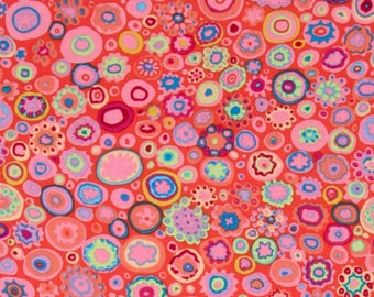 Kaffe Fassett Fabric by the Yard- Paperweight in Pink From Kaffe Fassett Collective Classics Collection by FreeSpirit Fabric