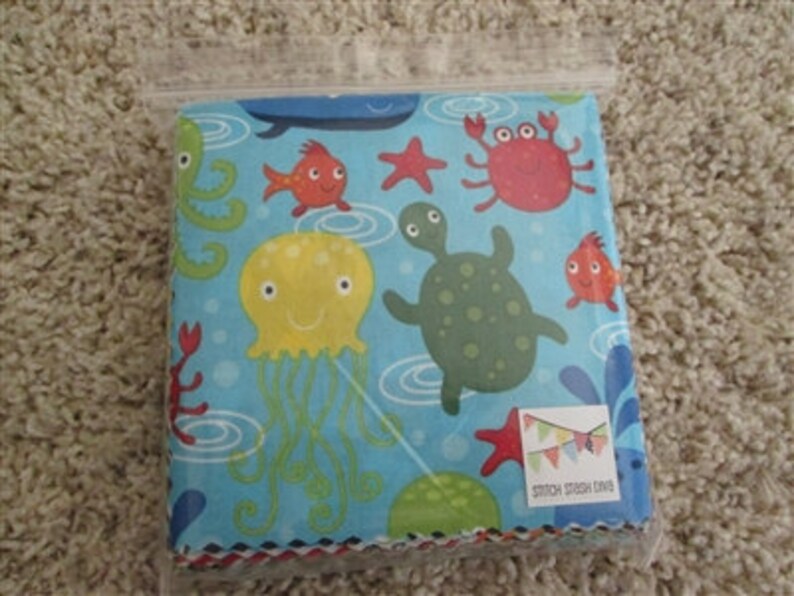 80-5 pieces I SPY Boy Quilt Charm Pack