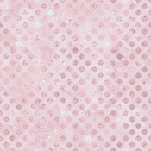 May include: A repeating pattern of circles in various shades of light pink and white. The circles feature a textured, distressed appearance with some areas appearing more opaque and others showing a subtle, mottled finish across the surface.