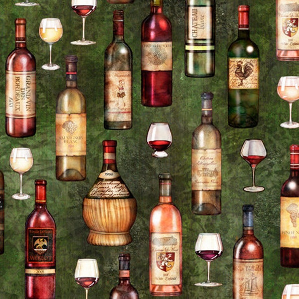 Fabric Wine Bag Etsy