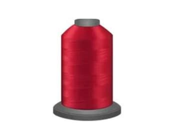 Raspberry Red Glide Trilobal Polyester Thread by Fil-Tec- 1,100yds 40 wt. - For Sewing, Quilting and Embroidery
