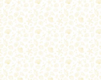 Sea Shells in Sand from the Beach Vista Collection by Paul Brent for Elizabeth's Studio