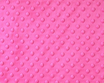 FUCHSIA Dimple Minky From Shannon Fabrics
